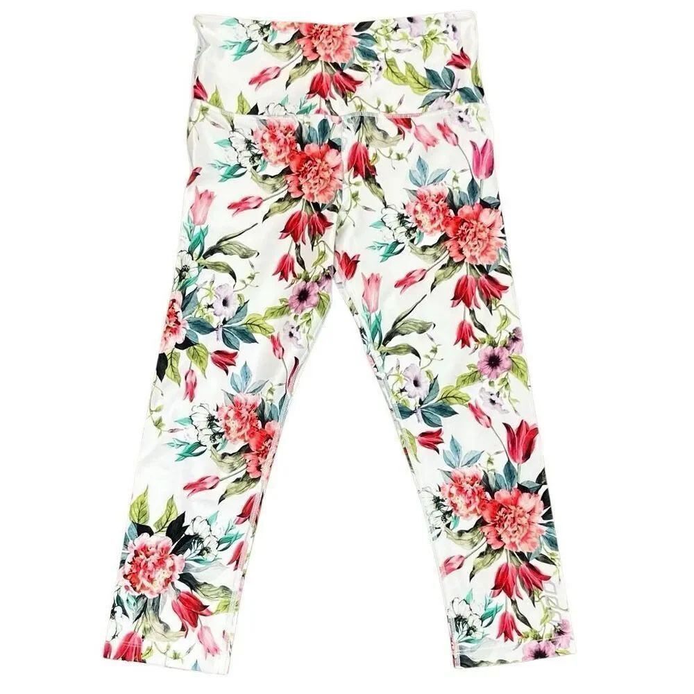 Uniquely Lorna Jane Women's Wanderlust Core Floral Leggings Medium